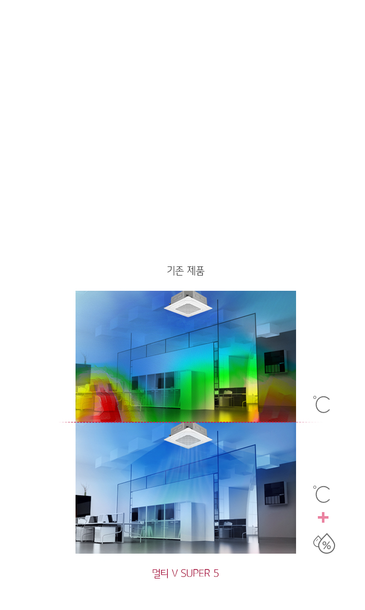 기존제품과 멀티V SUPER5 비교